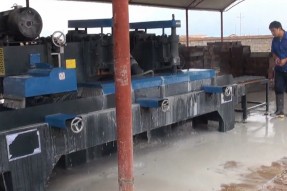 路沿石路面磚加工機器調試視頻